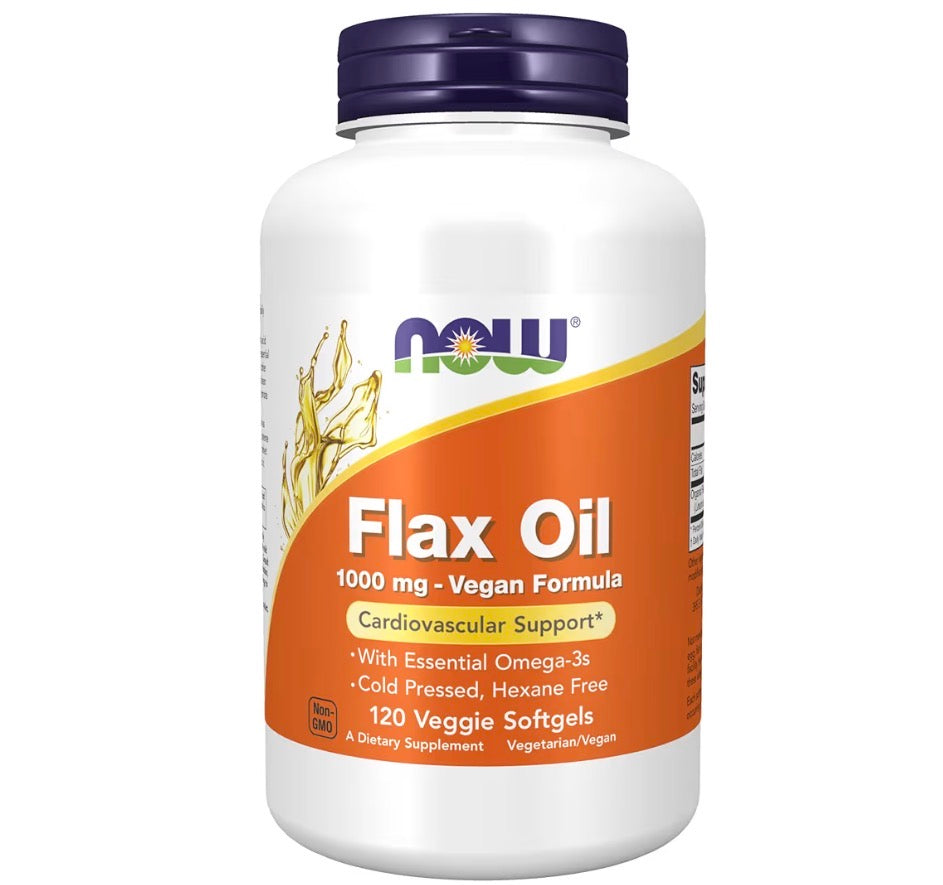 NOW Foods Supplements, Flax Oil 1000 mg with Essential Omega-3s