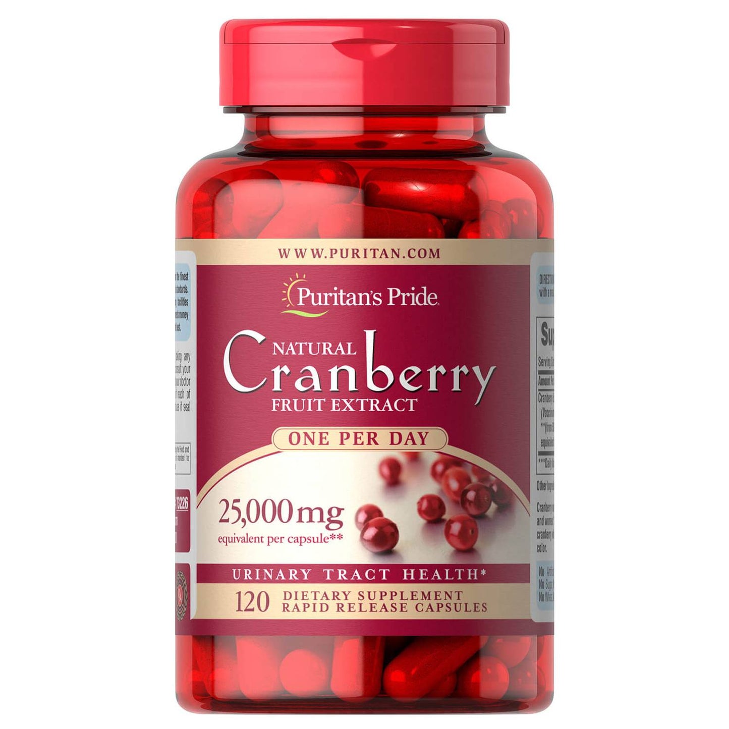 PURITANS PRIDE CRANBERRY FOR URINAL AND SEXUAL HEALTH