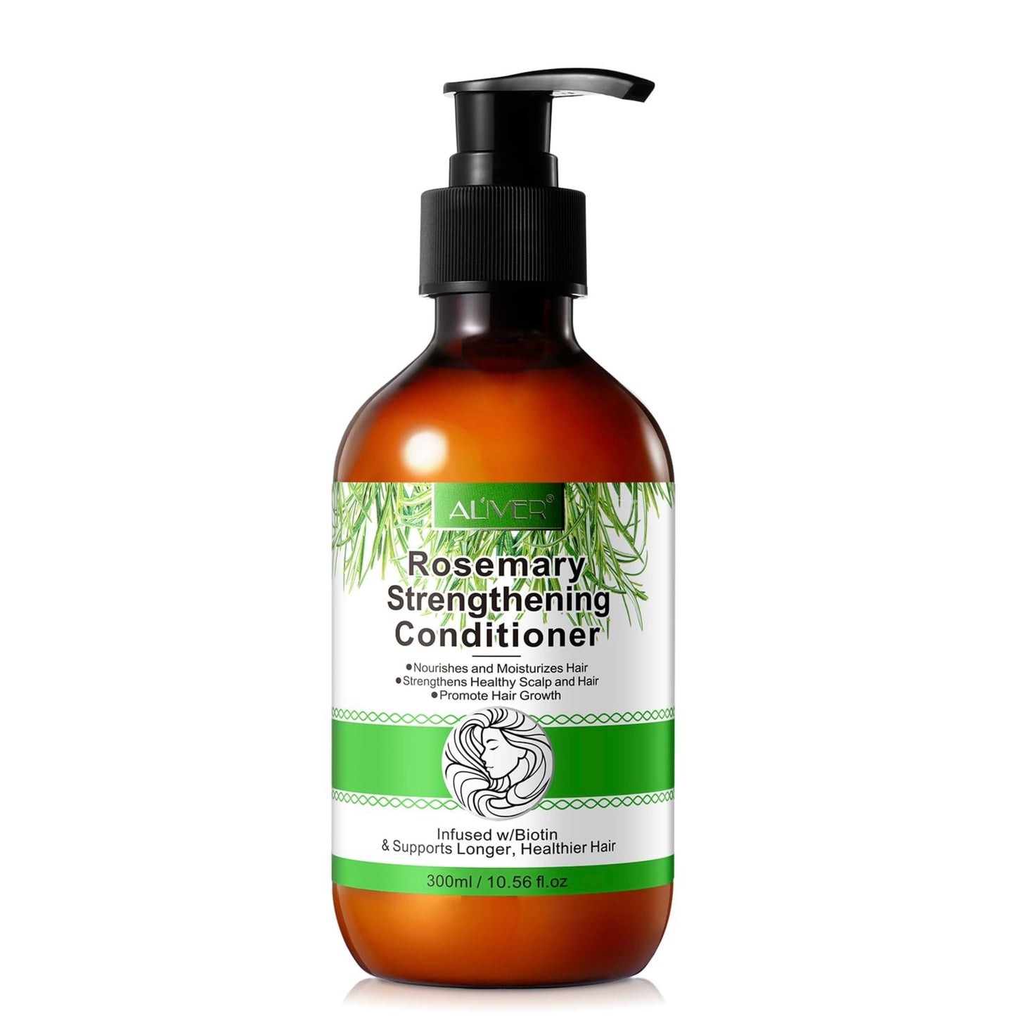 Rosemary Mint Conditioner Infused with Biotin Promotes Hair Growth & Scalp Health, Strengthen Weak and Brittle Hair for All Hair Types