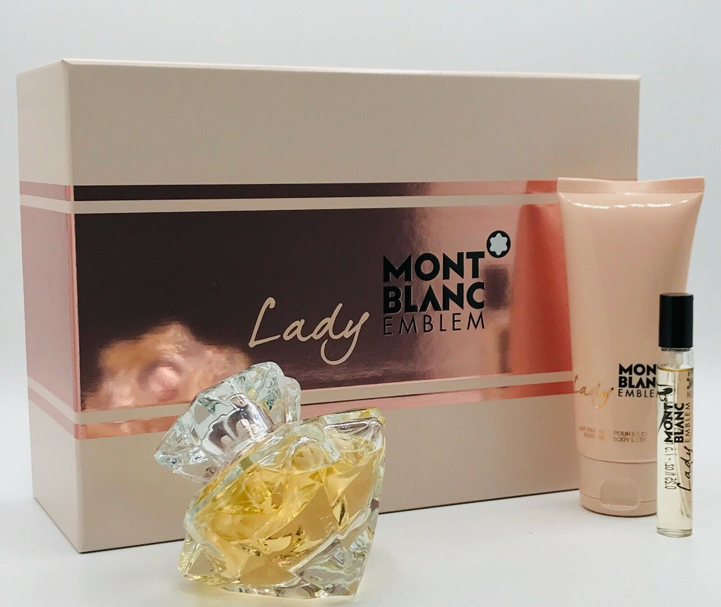 Mont Blanc Lady Emblem 3 Piece Gift Set