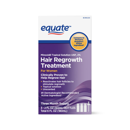 EQUATE MINOXIDIL FOR WOMEN- HAIRLOSS TREATMENT