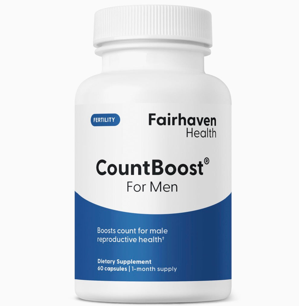 Fairhaven Health CountBoost for Men - with Ashwagandha, Vitamin C, and CoQ10