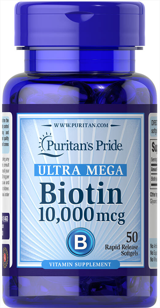 PURITANS PRIDE BIOTIN 10,000MCG