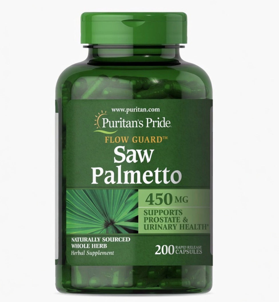 Puritan's Pride Saw Palmetto Extract 450mg - 200 CAPSULES