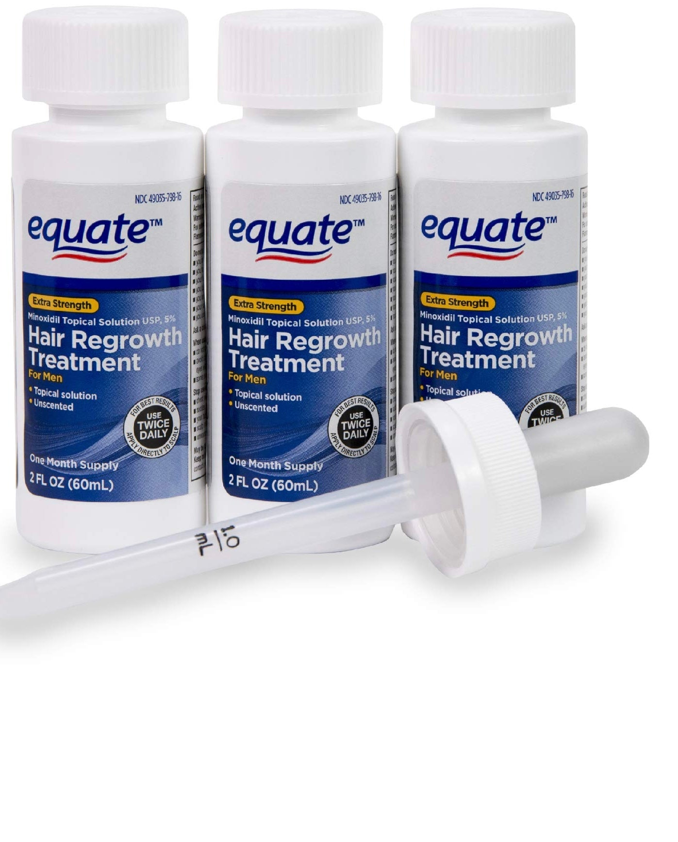 EQUATE MINOXIDIL EXTRA STRENGTH FOR MEN - ONE MONTH SUPPLY